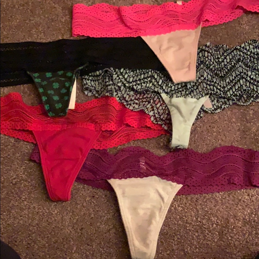 5 PINK thongs